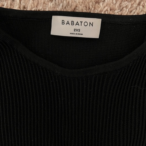 Aritzia ribbed black tank top 2xs - Picture 2 of 3